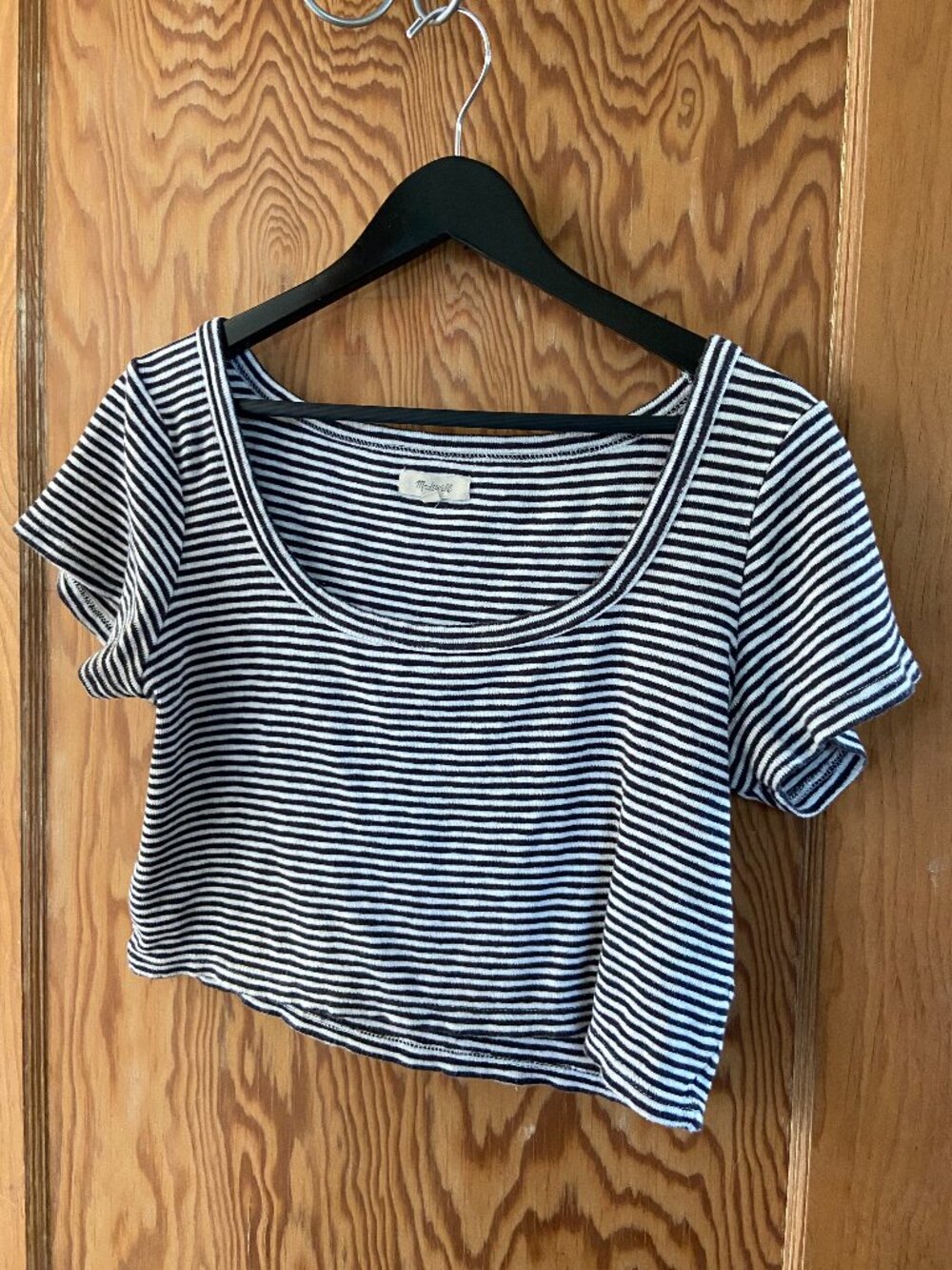 Madewell Cropped Scoop Neck Tee